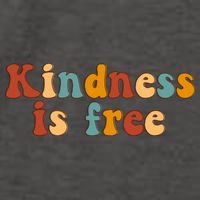 Kindness Is Free Be Kind Retro Vector Backpack