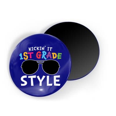 Kickin It First Grade Style Cute 1St Grade Gift Magnet