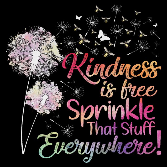Kindness Is Free Sprinkle That Stuff Everywhere Dandelion 16 in Basic Backpack