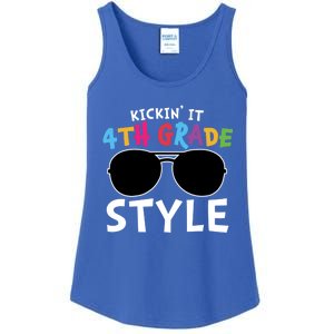 Kickin It Fourth Grade Style Cute 4Th Grade Gift Ladies Essential Tank