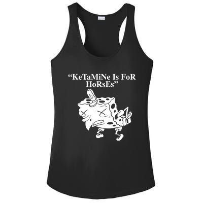 Ketamine Is For Horses Ladies PosiCharge Competitor Racerback Tank