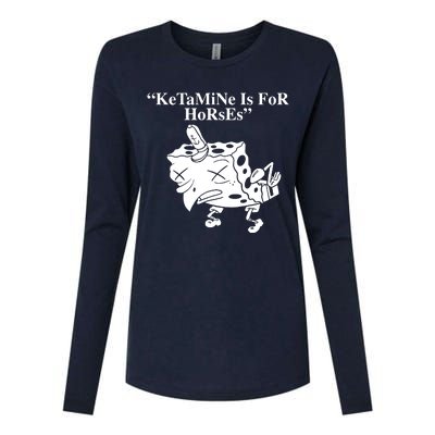 Ketamine Is For Horses Womens Cotton Relaxed Long Sleeve T-Shirt