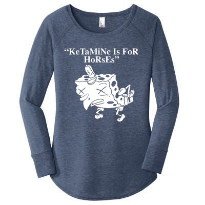 Ketamine Is For Horses Women's Perfect Tri Tunic Long Sleeve Shirt