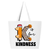 K Is For Kindness Orange Anti Bullying Unity Day Teacher 25L Jumbo Tote