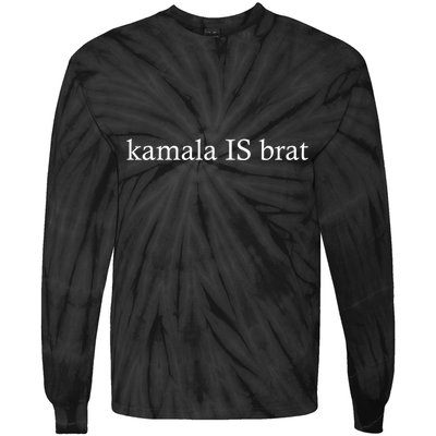 Kamala Is Green Brat Tie-Dye Long Sleeve Shirt