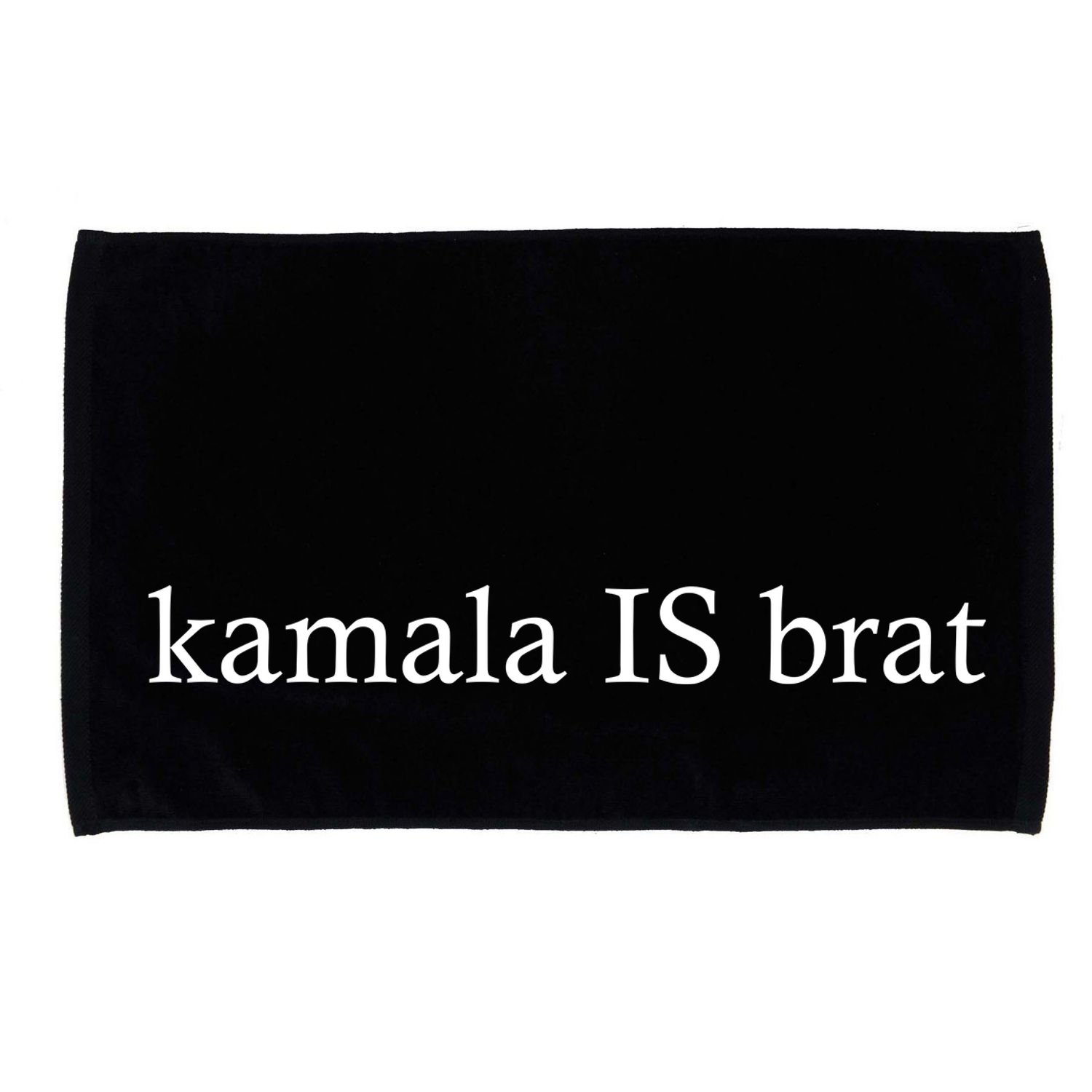 Kamala Is Green Brat Microfiber Hand Towel