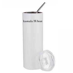 Kamala Is Green Brat Stainless Steel Tumbler