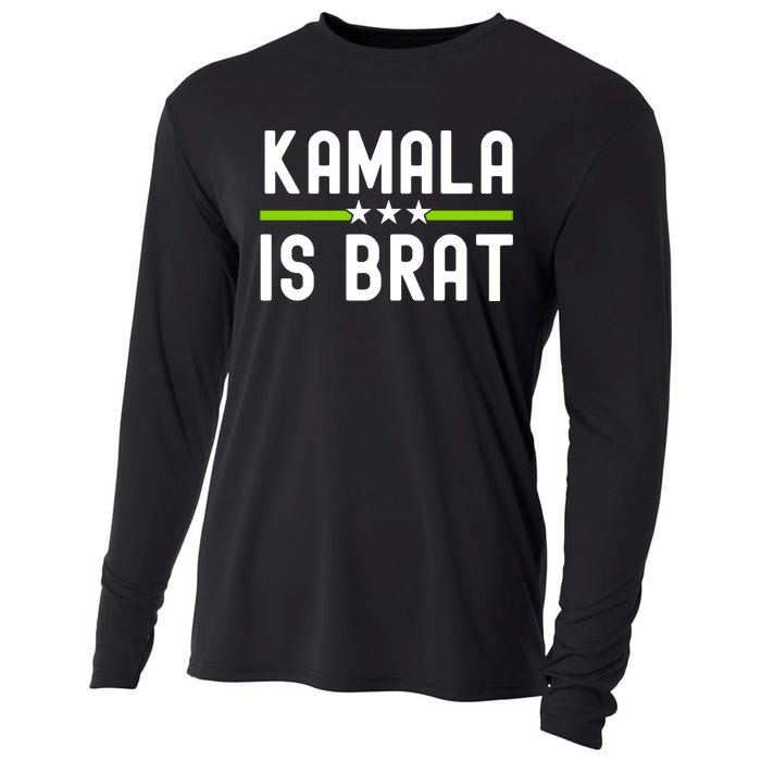 Kamala Is Green Brat Cooling Performance Long Sleeve Crew