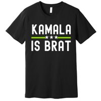 Kamala Is Green Brat Premium T-Shirt