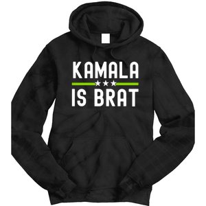 Kamala Is Green Brat Tie Dye Hoodie