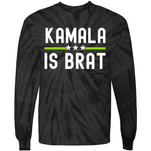 Kamala Is Green Brat Tie-Dye Long Sleeve Shirt