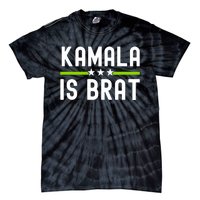 Kamala Is Green Brat Tie-Dye T-Shirt