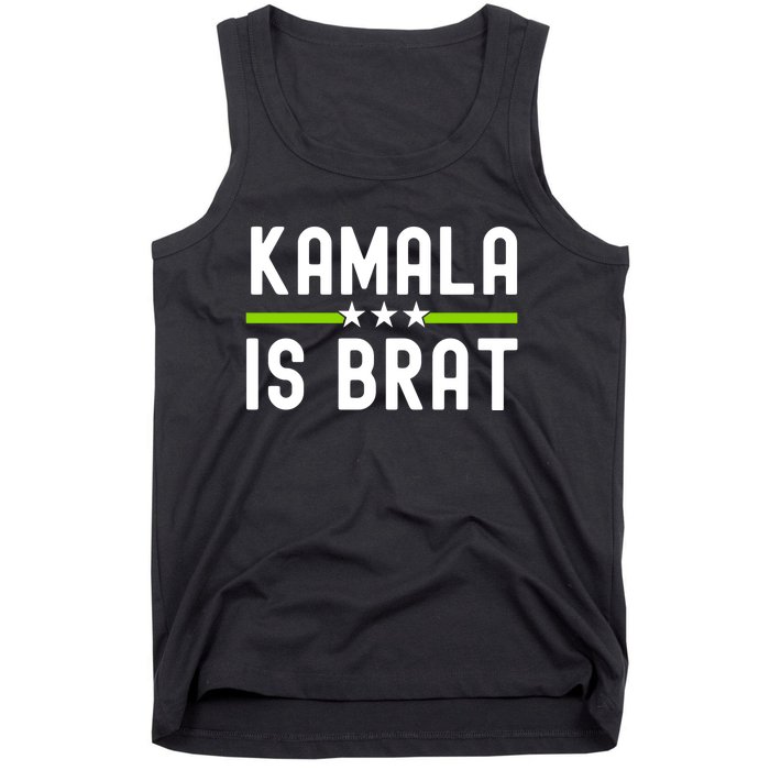 Kamala Is Green Brat Tank Top