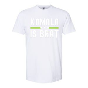 Kamala Is Green Brat Softstyle CVC T-Shirt