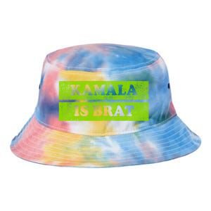 Kamala Is Green Brat Tie Dye Newport Bucket Hat