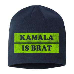 Kamala Is Green Brat Sustainable Beanie