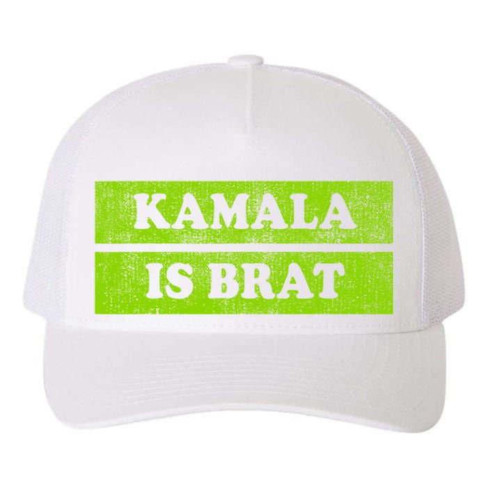 Kamala Is Green Brat Yupoong Adult 5-Panel Trucker Hat