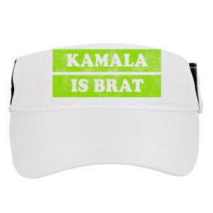 Kamala Is Green Brat Adult Drive Performance Visor