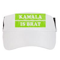 Kamala Is Green Brat Adult Drive Performance Visor