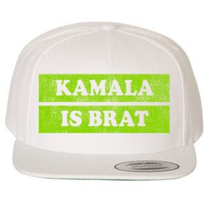 Kamala Is Green Brat Wool Snapback Cap