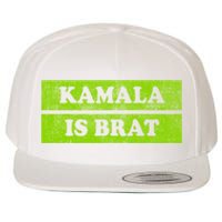 Kamala Is Green Brat Wool Snapback Cap