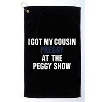 Kanyesbuttplug I Got My Cousin Preggy At The Peggy Show Golf Towel
