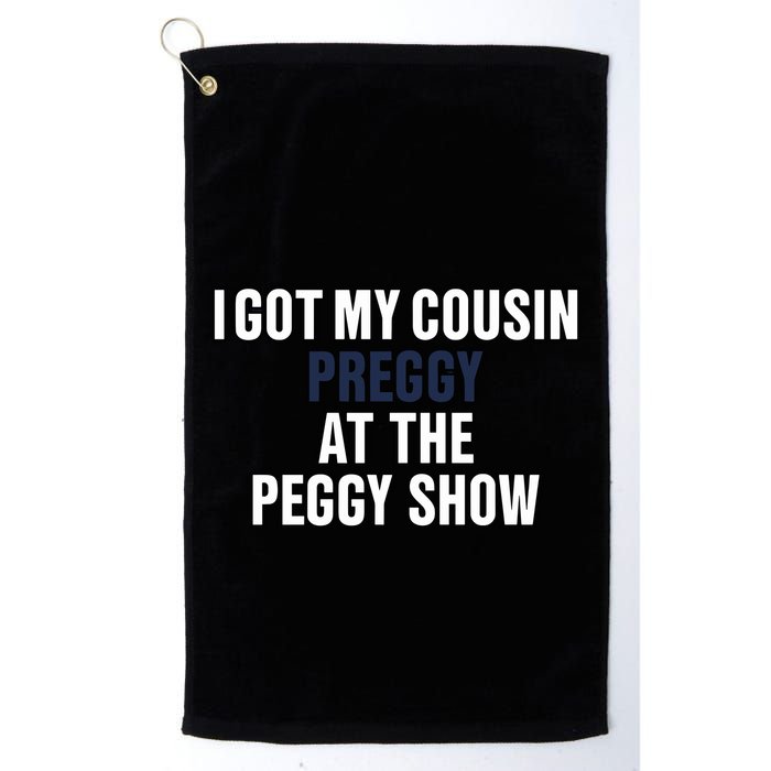 Kanyesbuttplug I Got My Cousin Preggy At The Peggy Show Golf Towel