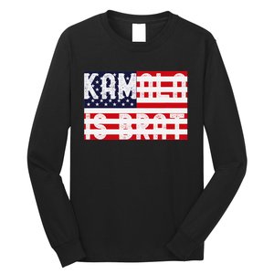 Kamala Is Green Brat Long Sleeve Shirt