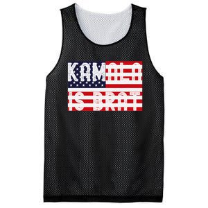 Kamala Is Green Brat Mesh Reversible Basketball Jersey Tank