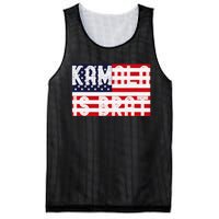 Kamala Is Green Brat Mesh Reversible Basketball Jersey Tank