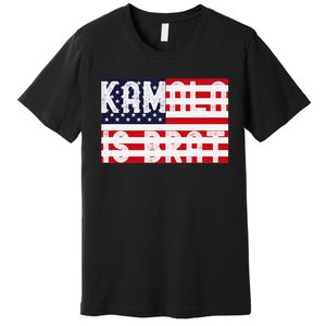 Kamala Is Green Brat Premium T-Shirt