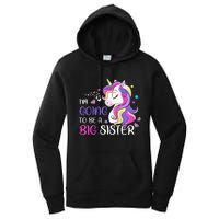 Kids Im Going To Be A Big Sister Unicorn Women's Pullover Hoodie