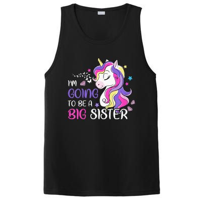 Kids Im Going To Be A Big Sister Unicorn PosiCharge Competitor Tank