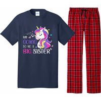 Kids Im Going To Be A Big Sister Unicorn Pajama Set