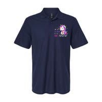 Kids Im Going To Be A Big Sister Unicorn Softstyle Adult Sport Polo