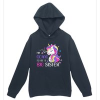 Kids Im Going To Be A Big Sister Unicorn Urban Pullover Hoodie