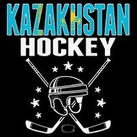 Kazakhstan Ice Hockey Fan Jersey Kazakhstani Flag Cooling Performance Crew T-Shirt