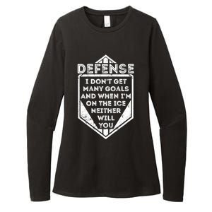 Kids Ice Hockey TShirt Funny Defenseman Player Tee Gift Womens CVC Long Sleeve Shirt