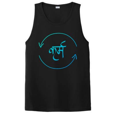 Karma In Hindi Cycle Of Life Spirituality Hindu Dharma Gift PosiCharge Competitor Tank