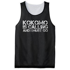 Kokomo In Indiana Funny City Trip Home Roots Usa Gift Mesh Reversible Basketball Jersey Tank