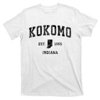 Kokomo Indiana In Vintage Established Sports Design T-Shirt