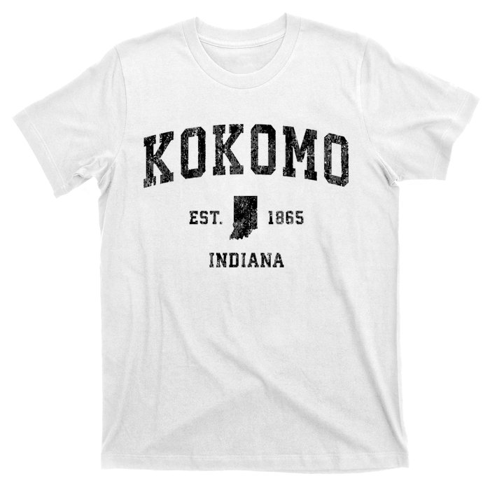 Kokomo Indiana In Vintage Established Sports Design T-Shirt