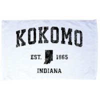 Kokomo Indiana In Vintage Established Sports Design Microfiber Hand Towel