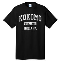 Kokomo Indiana In Vintage Established Sports Tall T-Shirt