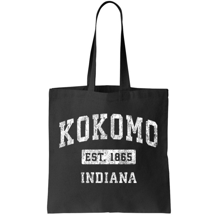 Kokomo Indiana In Vintage Established Sports Tote Bag