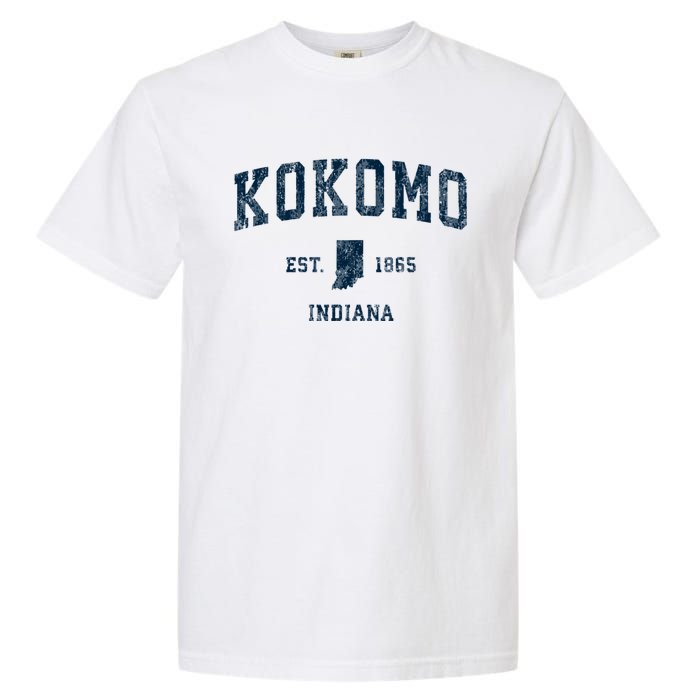 Kokomo Indiana In Vintage Sports Garment-Dyed Heavyweight T-Shirt