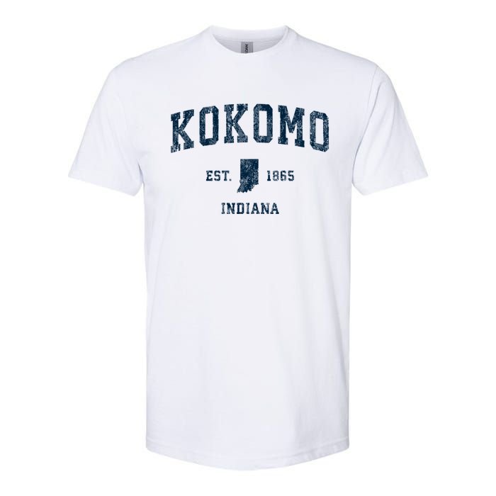 Kokomo Indiana In Vintage Sports Softstyle CVC T-Shirt