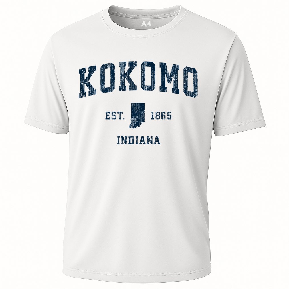 Kokomo Indiana In Vintage Sports Cooling Performance Crew T-Shirt