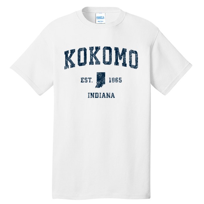 Kokomo Indiana In Vintage Sports Tall T-Shirt