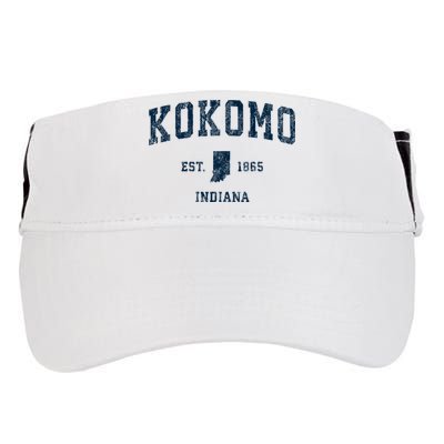 Kokomo Indiana In Vintage Sports Adult Drive Performance Visor